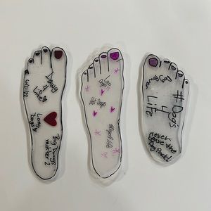 3 peice foot decoration set,  Handmade, High Quality